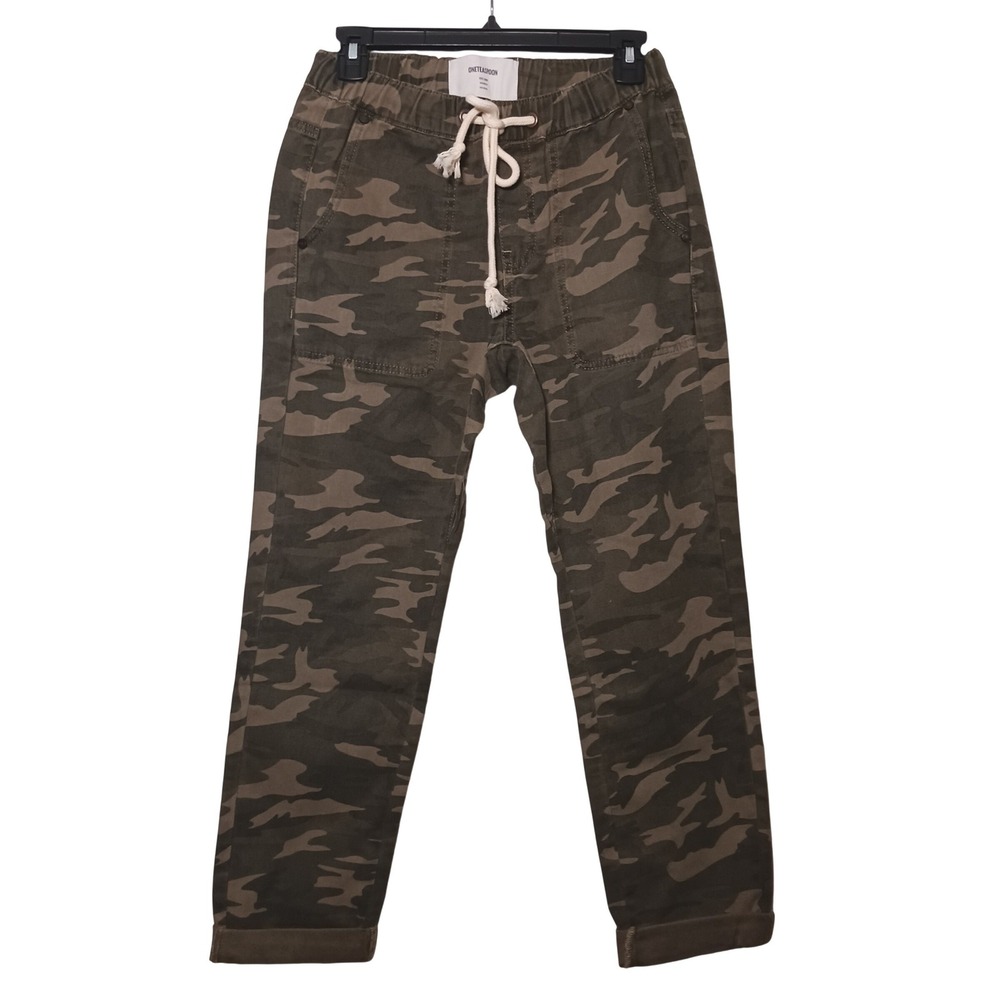 NWT ONE TEASPOON Camo Shabbies BF Jeans Cargo Pants XXS Cotton